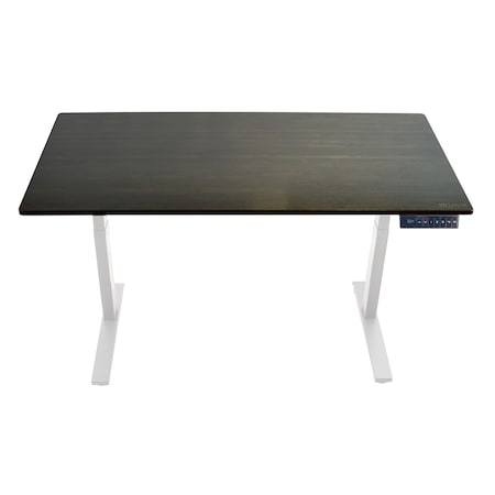 Uncaged Ergonomics RiseUpElectricStandingDesk60X30"BlackBambooDesktopSitStand, Ruwbk RUWBK